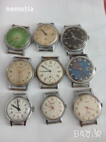 Лот механични часовници работещи, снимка 1 - Антикварни и старинни предмети - 46126634
