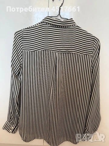 Сатенена риза H&M на райе, снимка 2 - Ризи - 50839552
