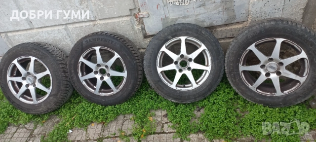 5х114.3 ДЖАНТИ 15 с 195 65 15 КАТО НОВИ ДОТ23 , снимка 4 - Гуми и джанти - 52636186