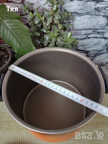 Тефлонова тенджера 6 л, снимка 6 - Съдове за готвене - 53759812