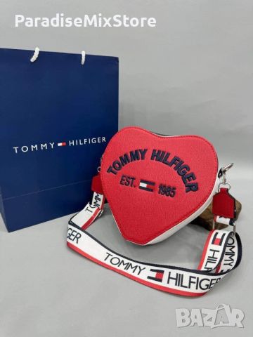 Дамска чанта през рамо сърце tommy hilfiger реплика , снимка 3 - Чанти - 46226637