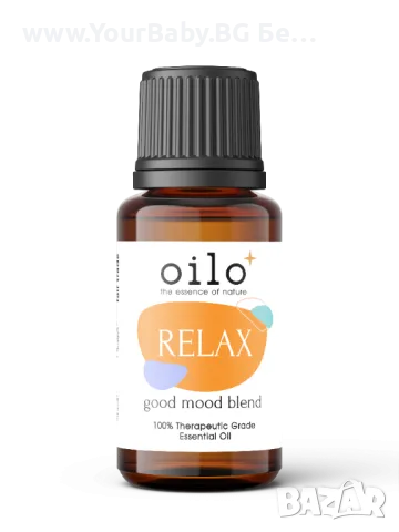 Oilo БИО Етерични масла - Релаксация - Relaxation good mood oil 5 мл.