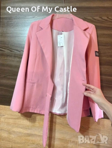 Уникално дамско сако бонбон, снимка 3 - Сака - 53739673