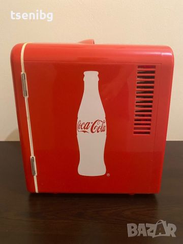 Портативен Мини хладилник Coca Cola, с две функции охлаждане и затопляне, червен, снимка 2 - Хладилници - 46467908