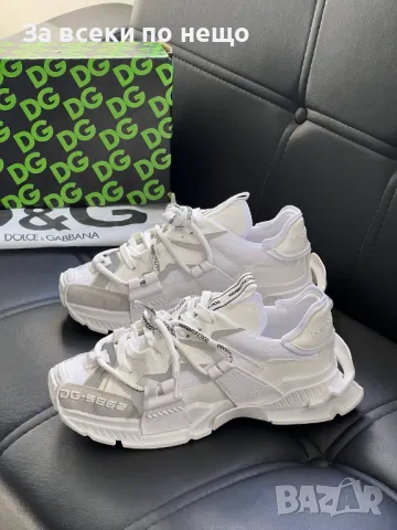 Dolce&Gabbana Дамски Бели Маратонки👟Дамски Спортни Обувки В Бял Цвят Долче И Габана Код E310, снимка 3 - Маратонки - 50416670