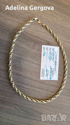 Златен ланец, снимка 2 - Колиета, медальони, синджири - 54218030