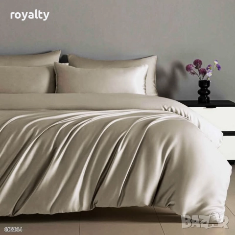 Луксозен комплект от висококачествен памучен сатен, снимка 14 - Спално бельо - 52182706