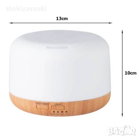 Арома дифузер - овлажнител за въздух с дистанционно управление, снимка 3 - Ароматизатори - 54082625