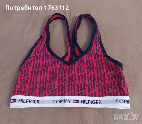 Tommy Hilfiger памучно бюстие, М размер, снимка 1