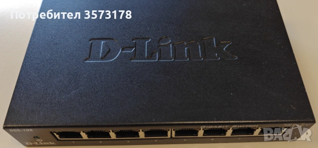 Продавам Суич D-Link DGS-108, 1000Mbps 8Port switch, снимка 3 - Суичове - 53603788
