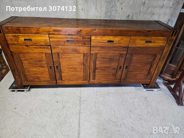 Контрабюфет в стил Рустик, снимка 3 - Бюфети - 52776165