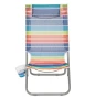 Сгъваем плажен стол, Многоцветен, 70x48x78 см., снимка 3