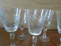 Стъклени чаши с гарафа  гравирани , снимка 16