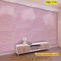 3Д лилави панели за стена имитиращи тухли от мемори пяна за хол, офис, спалня - КОД 3739, снимка 3