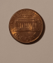 1 цент САЩ 1990 1 цент 1990 Американска монета Линкълн , снимка 4