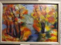 Картина от вълна ,, Есен" , снимка 4
