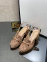 сандали на ток gucci , снимка 3