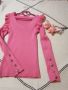 Розово бонбонена блузка, снимка 1 - Блузи с дълъг ръкав и пуловери - 45966044