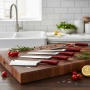 Комплект ножове 8 части със стойка Cheffinger, снимка 2
