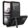 R-JUST удароустойчив влагоустойчив калъф с метална стойка и протектор за Samsung Galaxy S26 Ultra, снимка 1