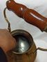 Бронзов голям действащ чайник ,ръчна изработка -калайдисан отвътре  ръчно гравирани орнаменти , снимка 6