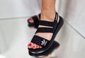 💥НАМАЛЕНИ💥 Adidas стилни черни дамски сандали , снимка 3
