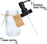 Дозатор за сапун PLOMKEEST Mason Jar, снимка 5