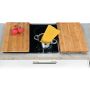 Kesper Бамбукова дъска за рязане, сервиране, плот за котлони, 50х28х4см, снимка 2