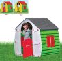 Открит детски дом цветен - детска къщичка 102x90x109cm