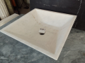 Квадратна мивка бял мрамор , снимка 4