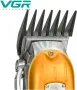 Професионална машинка за подстригване VGR V-092 – Метален корпус, висока мощност, премиум дизайн, снимка 6
