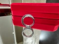 CARTIER Etincelle de Cartier Silver Paved Diamonds Дамски Пръстен, снимка 6