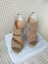 Дамски сандали на платформа 37, снимка 1 - Сандали - 45432960