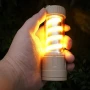 Мощна акумулаторна къмпинг лампа LED фенер USB зареждане кука за риболов туризъм палатка аварии, снимка 4