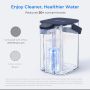 Електрическа мигновена филтрираща кана за вода с филтър, 3,5 л водна филтърна система за п, снимка 3