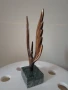 скулптура феникс бронз 19.5/10 см, снимка 2
