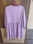 Рокля виолетова с ръкав XXL, снимка 2