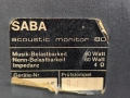 ретро Hi-Fi стерео тонколони SABA acoustic monitor 80, снимка 12
