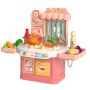 Детска кухня за игра в мини размери с всички необходими продукти, снимка 1 - Играчки за стая - 45731788