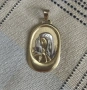Златна висулка Богородица 14к.,3,23грама, снимка 1