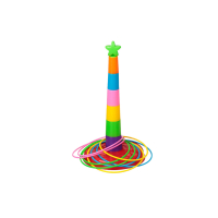 Игра за умения, Цветна кула, с 8 пръстена, снимка 3 - Образователни игри - 44972239