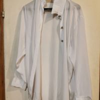 Дамска официална бяла риза с дълъг ръкав , снимка 1 - Ризи - 45164020