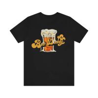 черна тениска с картинка с бира,   размер L голям, от Германия, снимка 1 - Тениски - 45414394