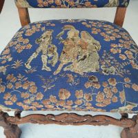 Старинно кресло от XIX век, снимка 13 - Дивани и мека мебел - 45374296