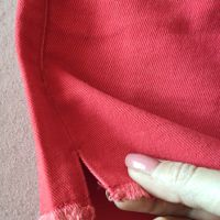Червени дънкови къси панталонки Оld navy, снимка 6 - Къси панталони и бермуди - 45253028