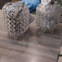 две нощни лампи с камъчета , снимка 1 - Соларни лампи - 44966584