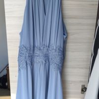 Дълга официална рокля VILA, синя, размер 40, снимка 1 - Рокли - 45445148