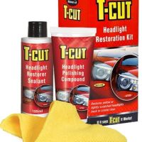 T-Cut / CARPLAN, комплект за възстановяване почистване на фарове, снимка 1 - Аксесоари и консумативи - 45743630
