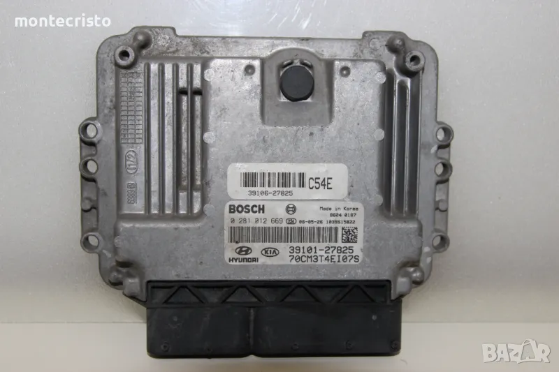 Моторен компютър ECU Hyundai Santa Fe CM / 0 281 012 669 / 0281012669 / 39101-27825 / 3910127825, снимка 1