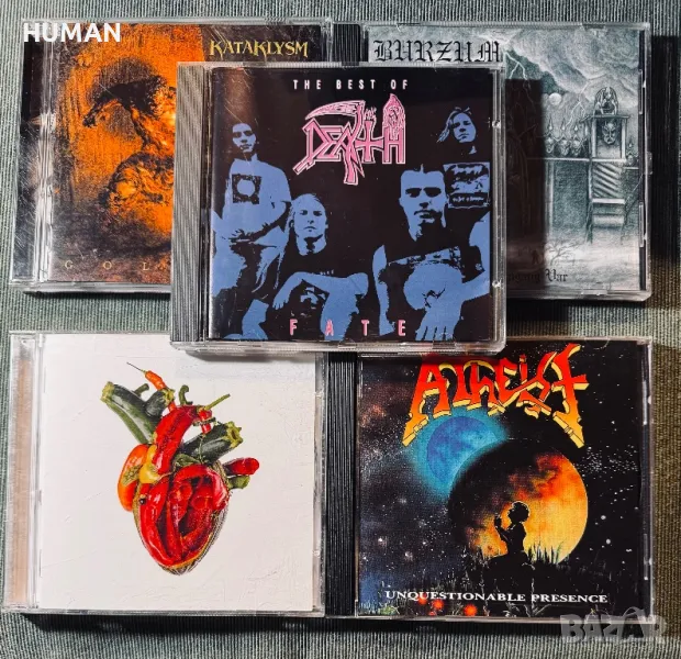 Burzum - Kataklysm - Atheist - Death - Carcass , снимка 1